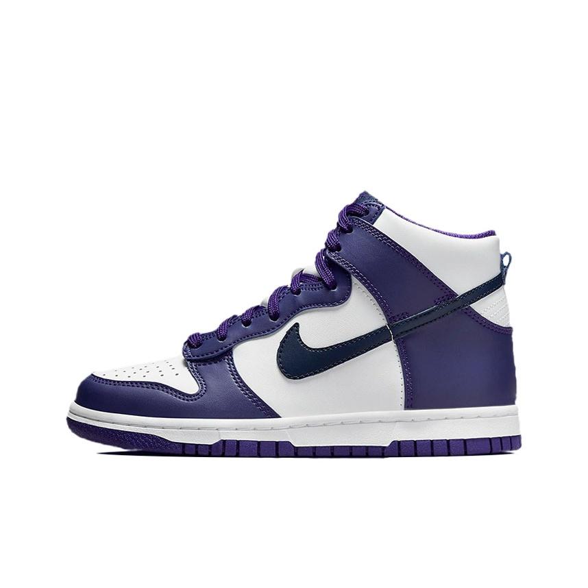 

new Nike Dunk High Electro Purple Midnight Navy GS 35.5