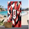 Fulham Football Print Beach Towel, Large Soft Quick Dry Towel for Beach Camping Swimming