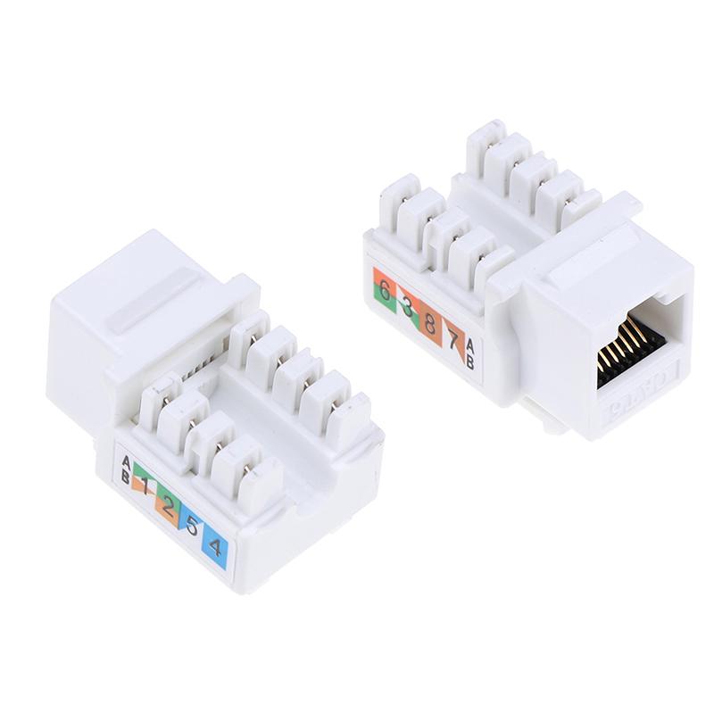 5ks Cat6 Rj45 110 Punch Down Keystone Počítačový modul Síťový Ethernet Jack