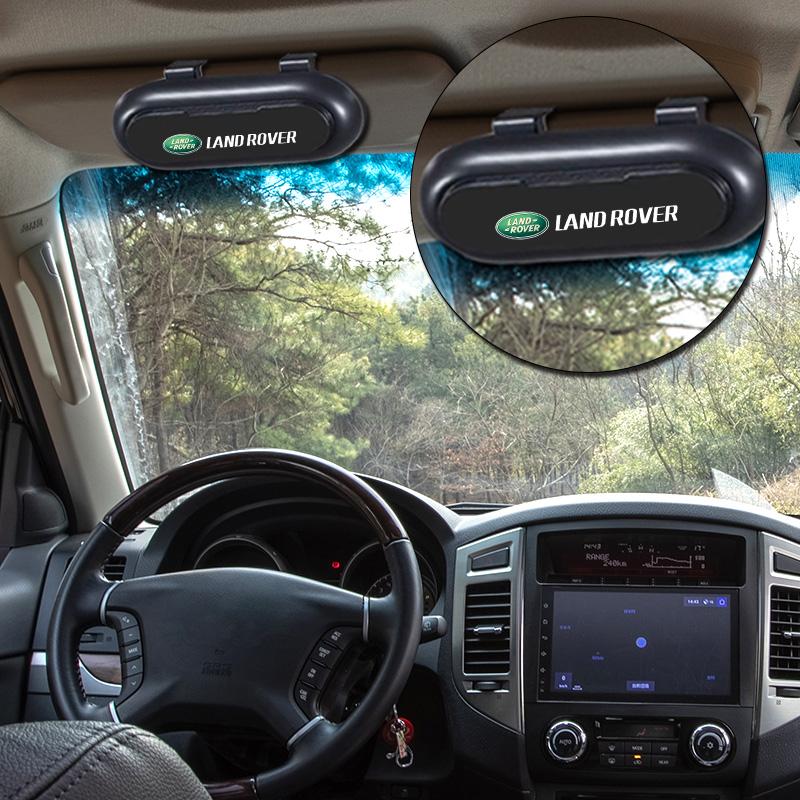 Araba Güneşlik Gözlük Saklama Kutusu Tutucu Düzenleyici Araba Styling Land Rover Range Rover Rover L322 L405 Discovery 3 4 Freelander Özel