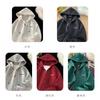 Unisex Hooded Zip-Up Sweatshirt Winter Heavyweight Oversized Streetwear Pullover With Fleece Lining