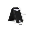 Magnetic Wallet Stand with Mirror Lightweight PU Leather Card Holder Phone Mount for Gym Sports Use