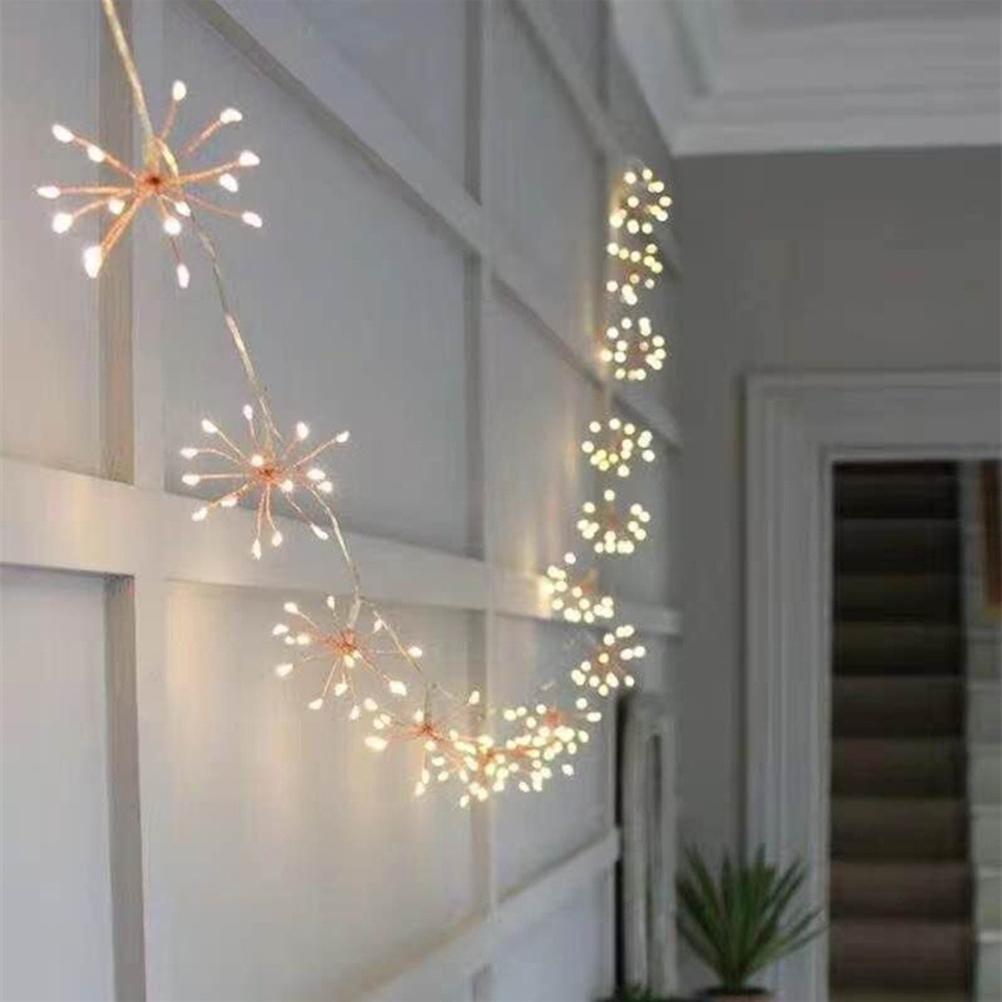 USB Fairy Lights 100LEDs Firework String Lights Christmas LED Fairy String Lights Bedroom Party
