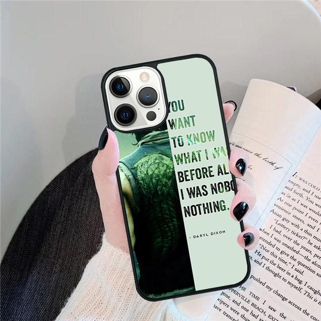 The Walking Dead Daryl D Phone Case Cover For iPhone 17 Air 15 16e 14 13 12 Pro Max 11 Pro Max Plus Coque Shell