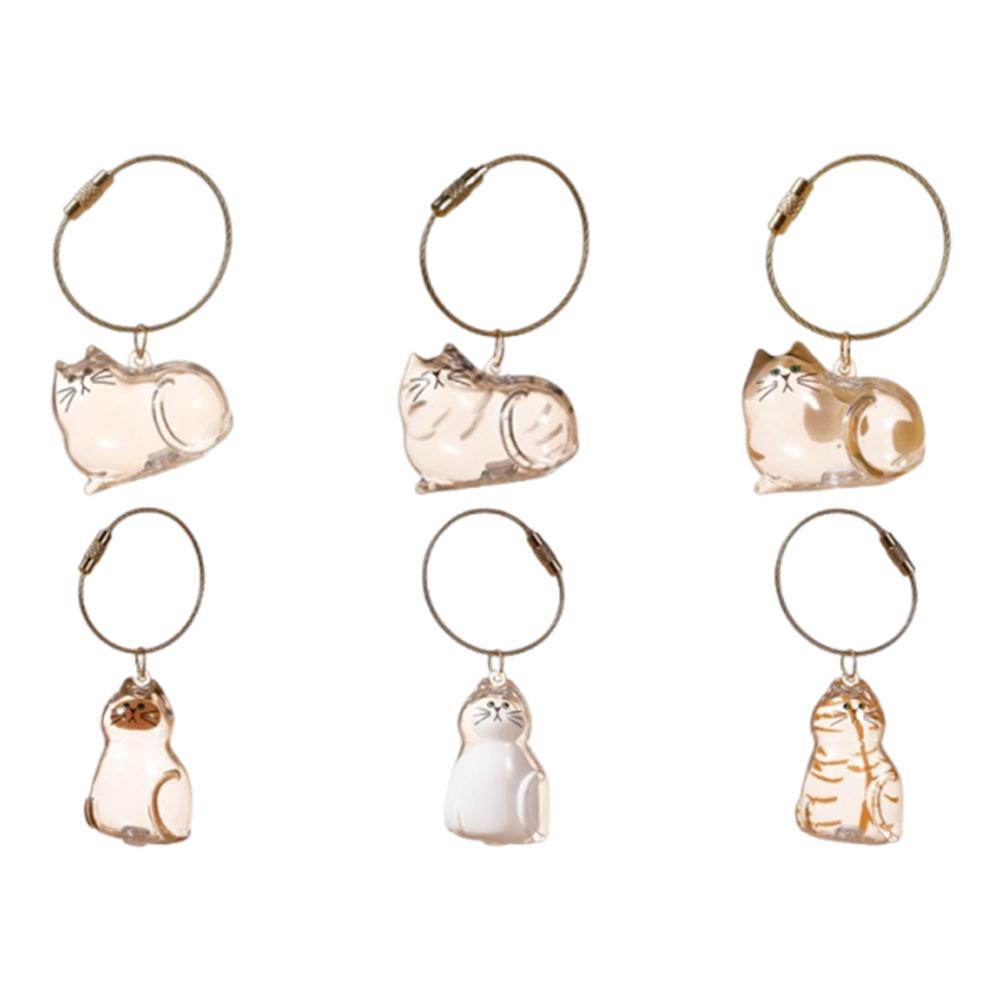 Dogs Hair Storage Pendant Cute Keychain Bag Pendant Couple Car Key Chains Jewelry Souvenir Collection Gift Decor Dog Accessories