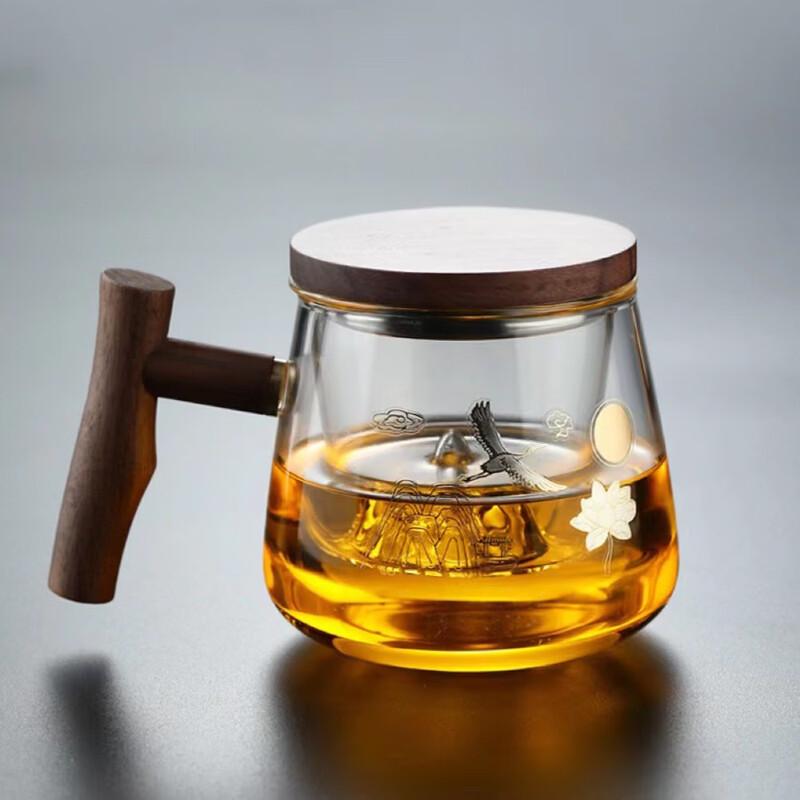 Qitai High Borosilicate Glass Tea Infuser Cup