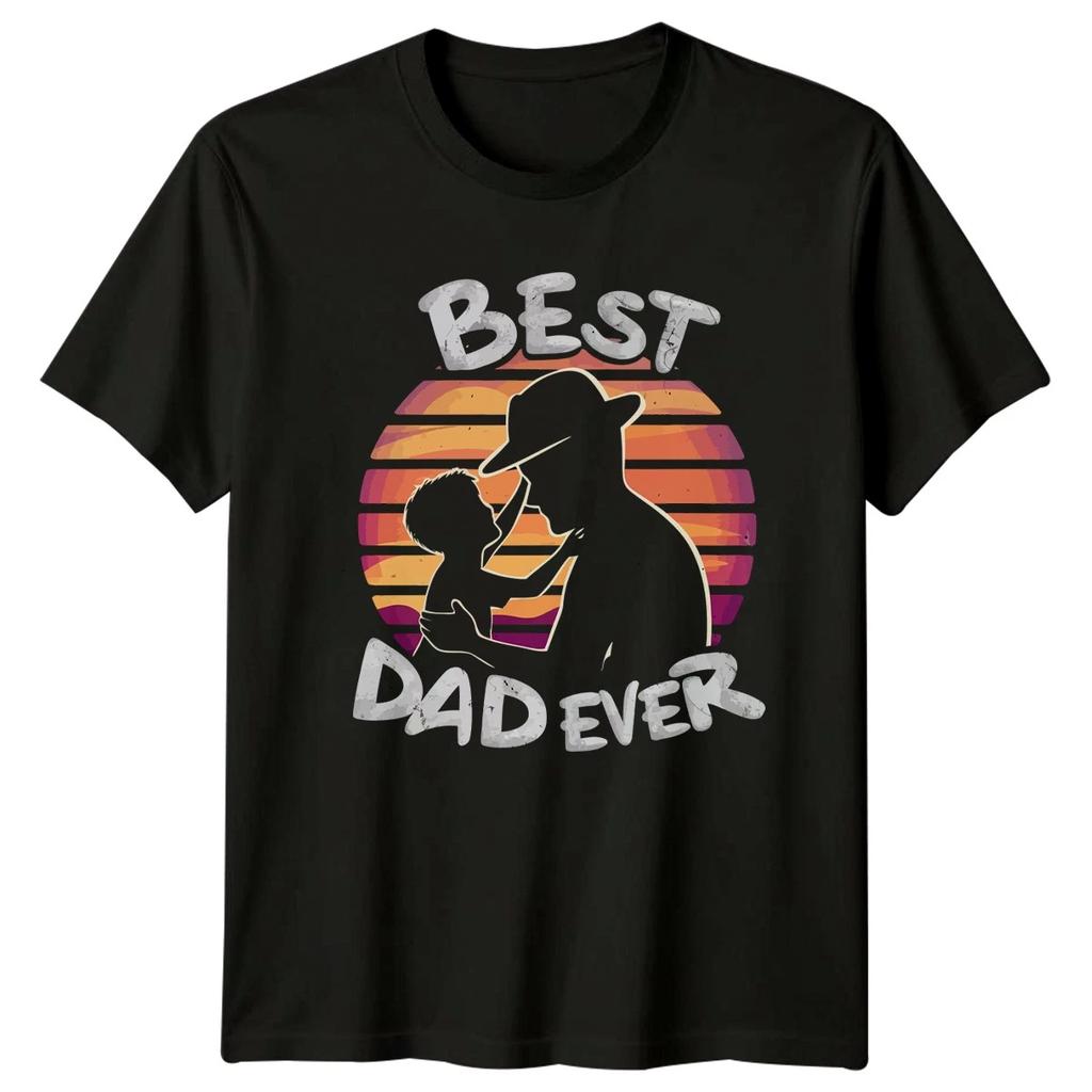 Best Dad Ever Mens T-Shirt Retro New Dad Fatherhood Fathers Day Gift For Him