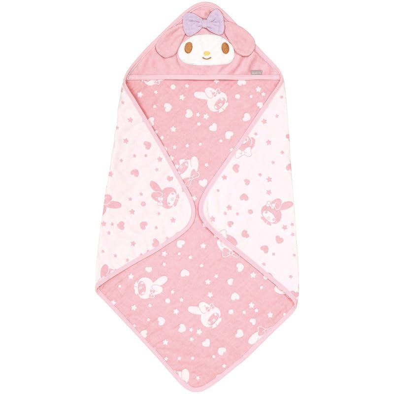 Skater Baby Machine Sanrio My BOM1 Swaddle, 70x70cm, Moisturizing, Washable, Melody,