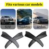 Universal Black Car Carbon Fiber Screen Car Bumper Spoiler Front Lip Anti-Collision Side Skirt Anti Collision  Accessory