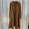 M Family Water Ripple High-End Women's Double-Sided Cashmere Coat