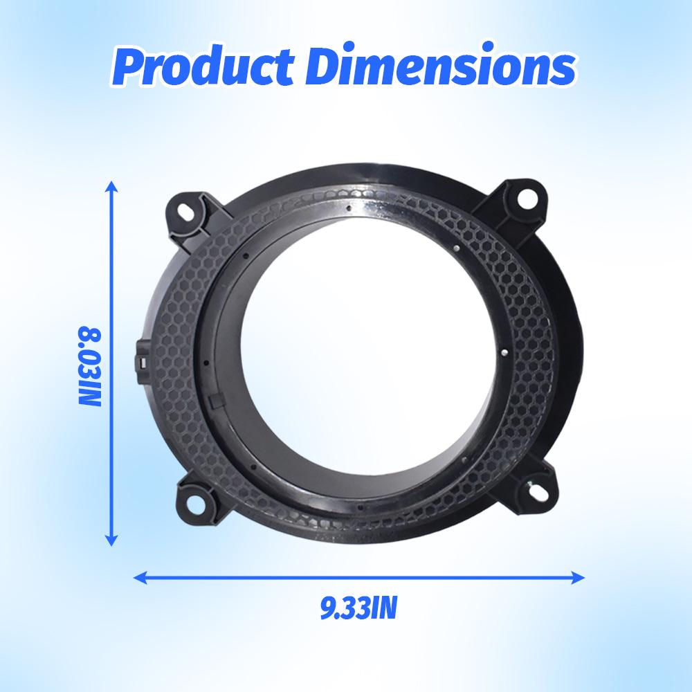 Car Audio Speaker Adapter Mount Spacer Bracket Holder for Toyota Corolla RAV4 PRADO 6.5 Inch for Lexus Adapter with Harness