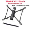 Mark4 V2 10inch FPV Frame Combo Set F405 V3S FC 60A 4-in-1 ESC 3115 900KV Motor Propeller ELRS for RC FPV Freestyle Racing Drone