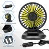 360 Degree Rotatable 12V Universal Car Interior Cooling Fan w/Cigarette Lighter