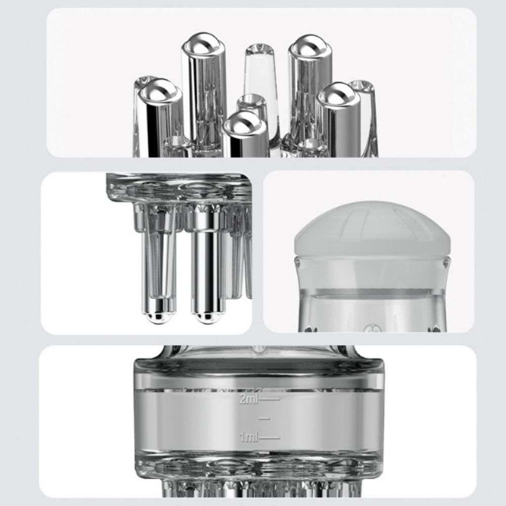 Portable Liquid Guiding Comb Plastic Hair Head Massager Hair Roots Massager  Scalp Treatment