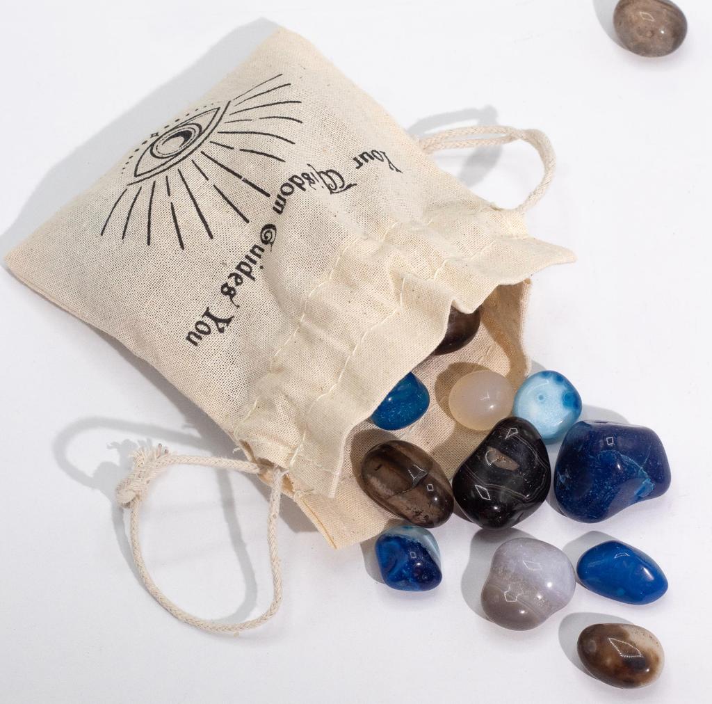 Bulk Mixed Agate – 1kg (approx. 70 stones)