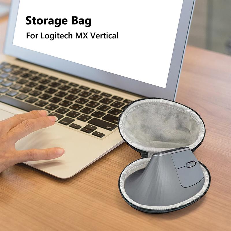 Bezdrátová myš Úložná taška Herní ochranné pouzdro Kompatibilní s Logitech Mx Vertical/Lift Vertical Mouse Černá úložná taška