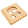3D Wooden Night Light Rabbit Shape LED Beads Energy Saving Hollow Decorative Desk Light for Bedroom