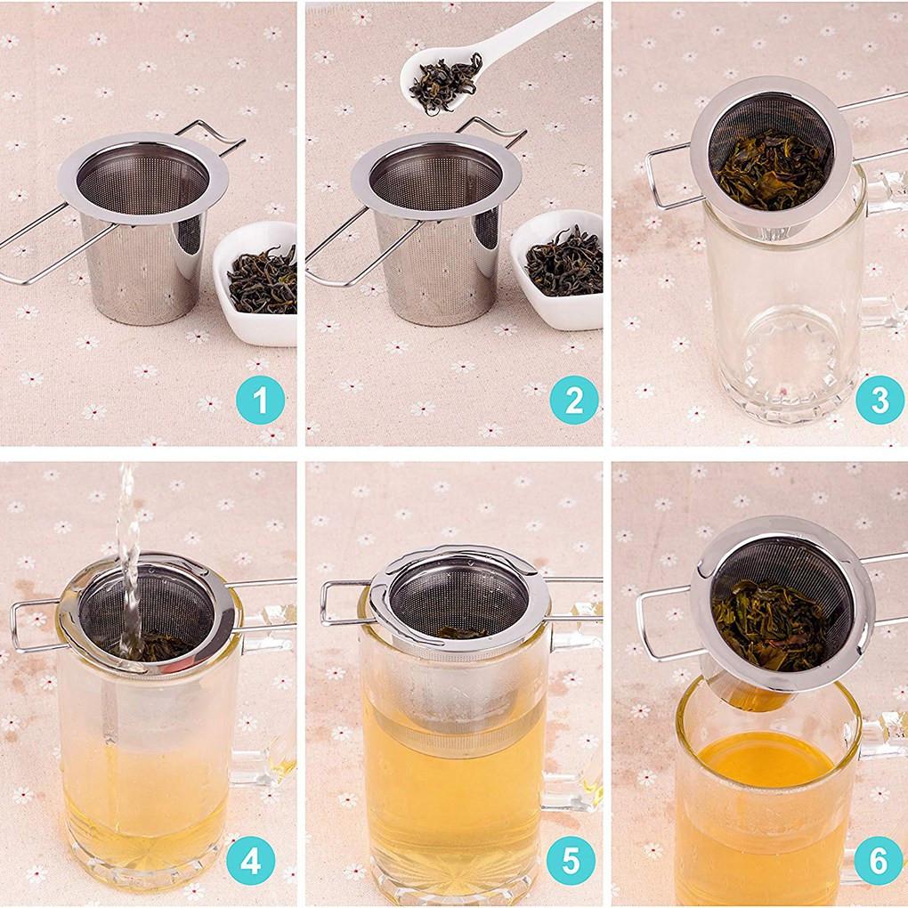 Quente! 1 Peça Infusor de Chá Reutilizável de Aço Inoxidável 304 Coador de Chá Bule Folha de Chá Solta Filtro de Chá com Especiarias Acessórios de Cozinha