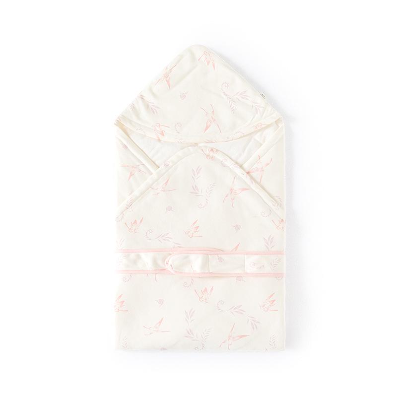 Newborn Pure Cotton Swaddle Blanket - 60g Lightweight Baby Quilt for Spring & Autumn