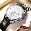 Men's Watch Sports Brand Light Luxury Trendy Stainless Steel Waterproof Fully Automatic Quartz Male Fashion Clock Watches