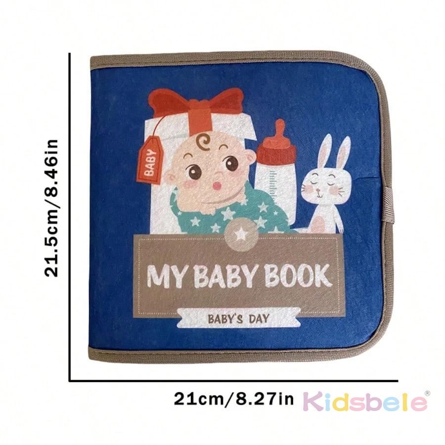 Soft Activity Baby Book My First Animals Felt Quiet Book Montessori Busy Board Toddler 0-3Y Soft Learning Toy Gift Sensory Toy