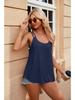 Women's Top Spring/summer T-shirt Sleeveless Suspender Hollowed Out V-neck Vest for Women