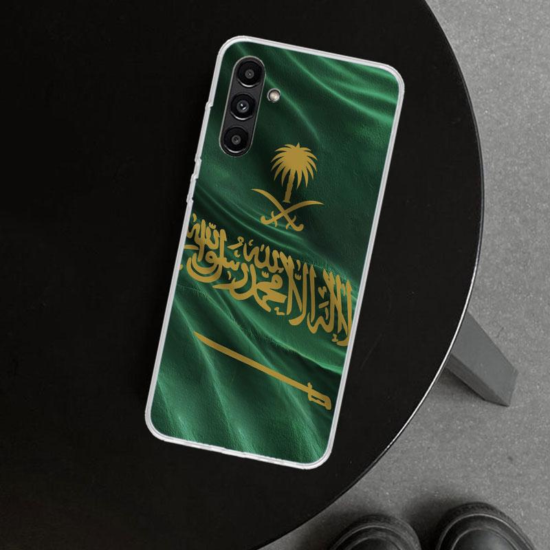 Kingdom Of Saudi Arabia Flag Phone Case Cover for Samsung Galaxy A17 A16 A26 A36 A56 A57 A37 A15 A25 A35 A55 A14 A24 A34 A54 A13