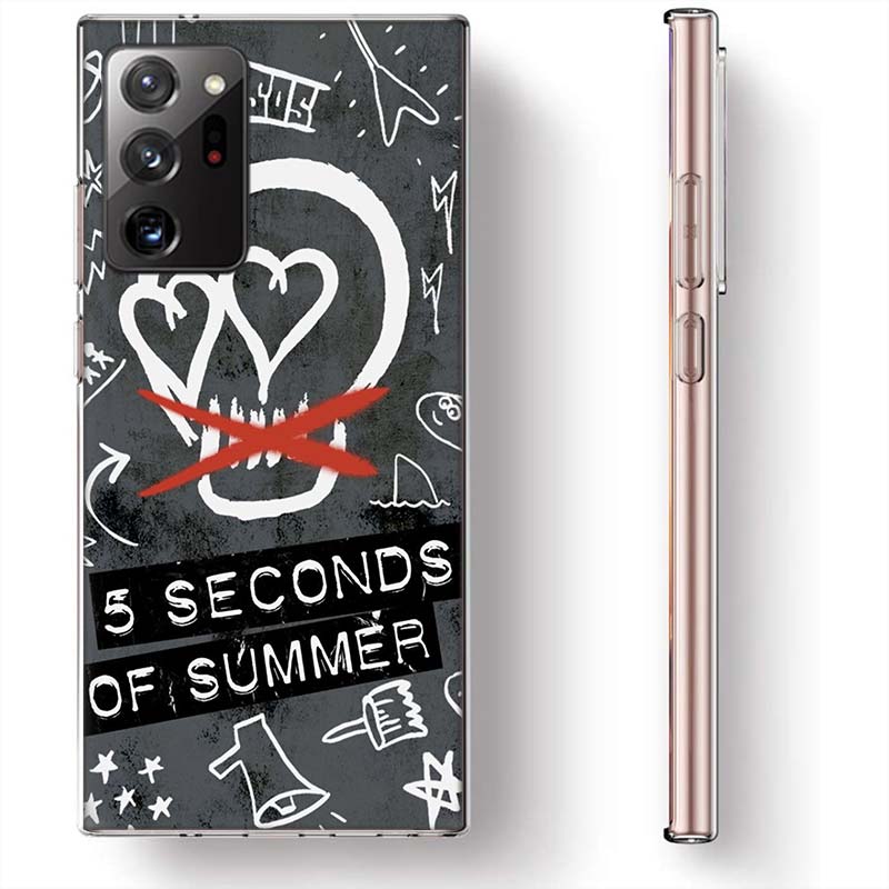 5 Sos Seconds Summer Phone Case for Samsung A16 A17 A26 A36 A37 A56 A57 A12 A22 A32 A52S A07 A06 A02S A72 Galaxy A70 A50S A71 A5