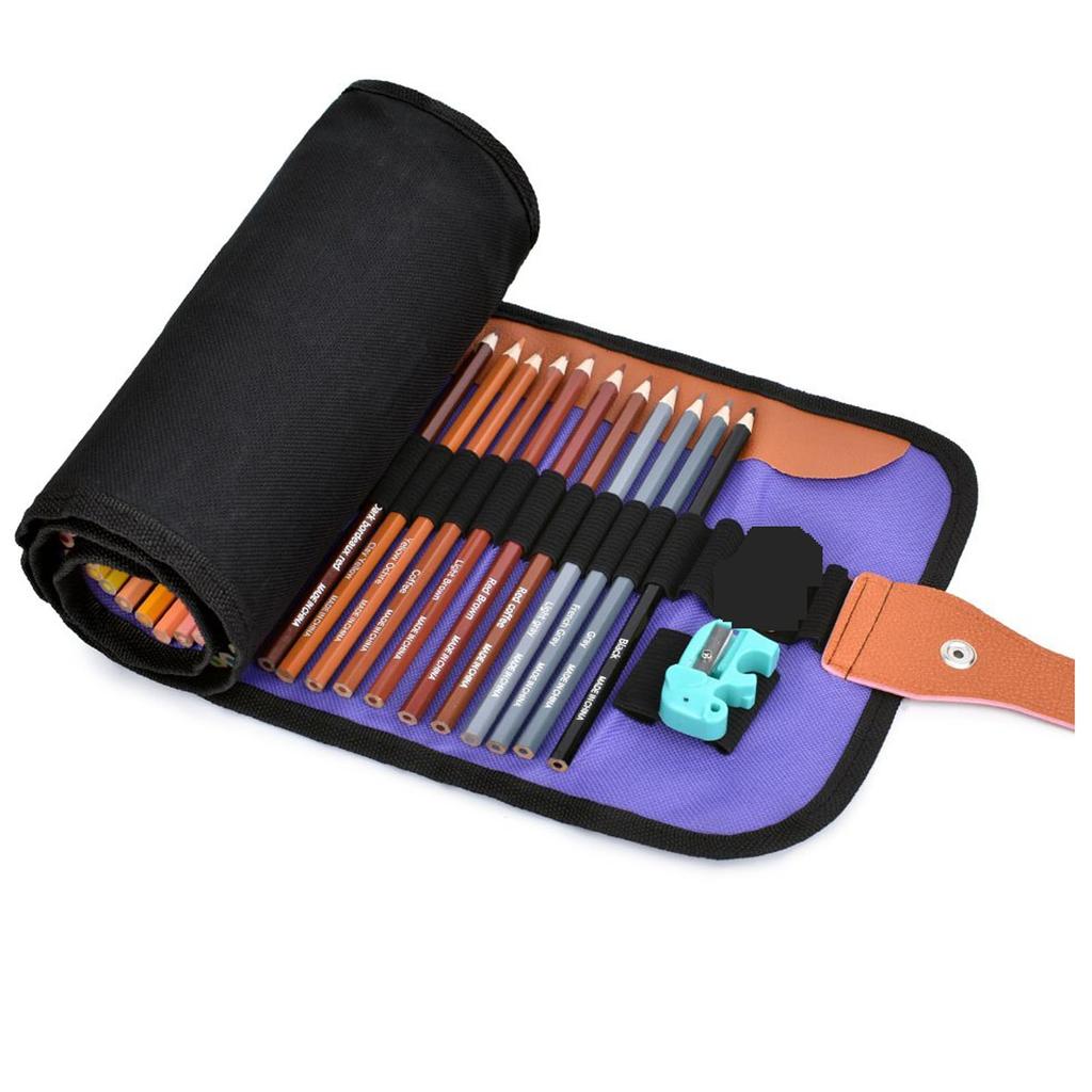 Souyos Colored Pencils for Coloring and Includes Storage Case and Sharpener 72-Color Oil-Based Drawing,