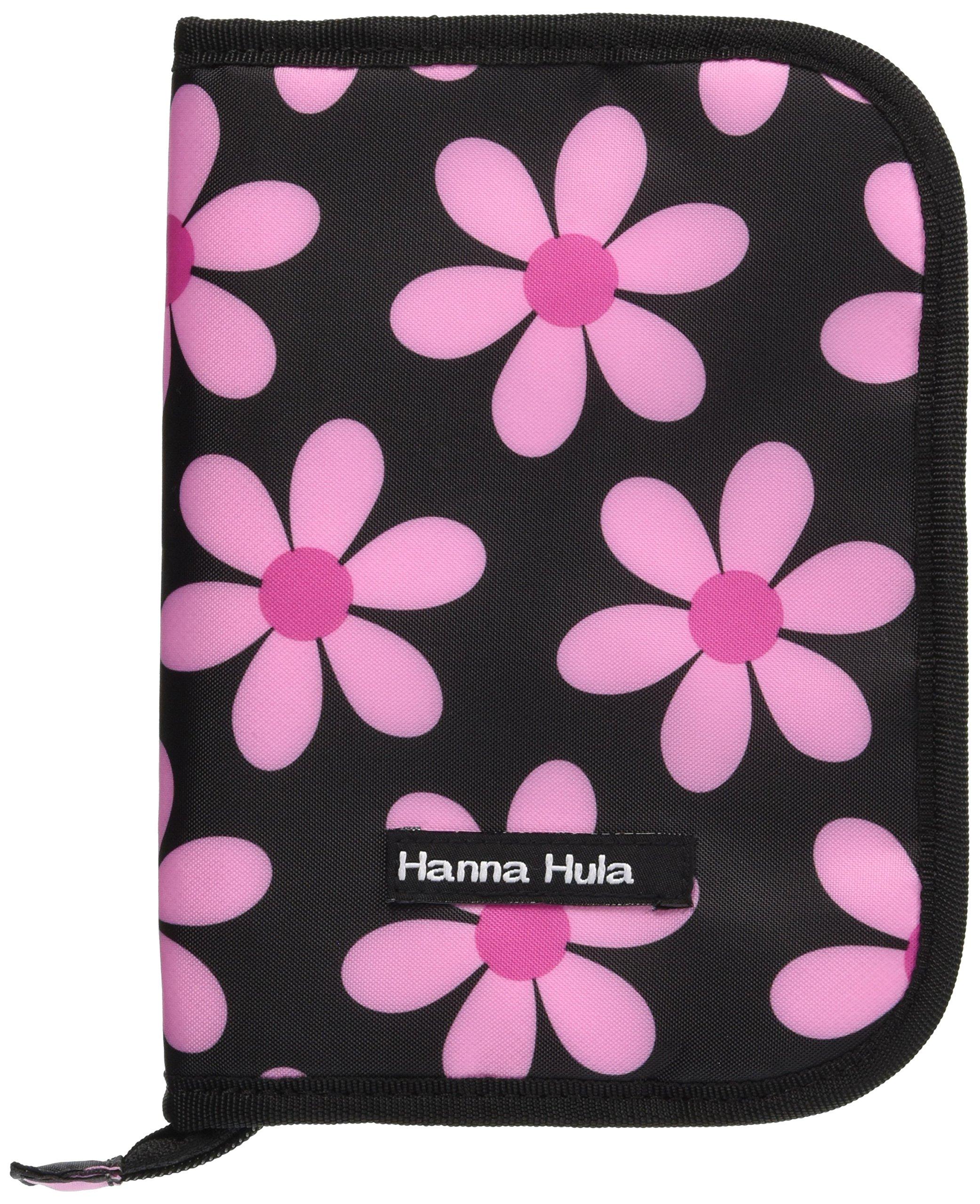 

Hanna Hula Mother and Child Health Handbook Case Medium Size Retro Flower Pink (Multi-Case)