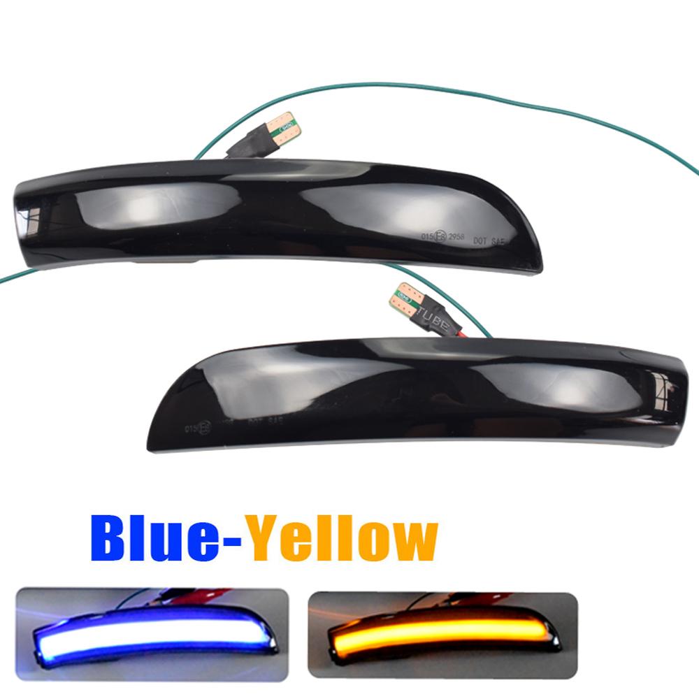 1Pair Flowing Dynamic Indicator Turn Signal Light LED Side Wing Mirror Blinker For Ford Kuga II DM2 Van Escape EcoSport 2013-19