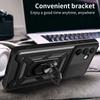 For Samsung Galaxy S24 FE Case PC+TPU Kickstand Phone Cover with Slide Camera Lid