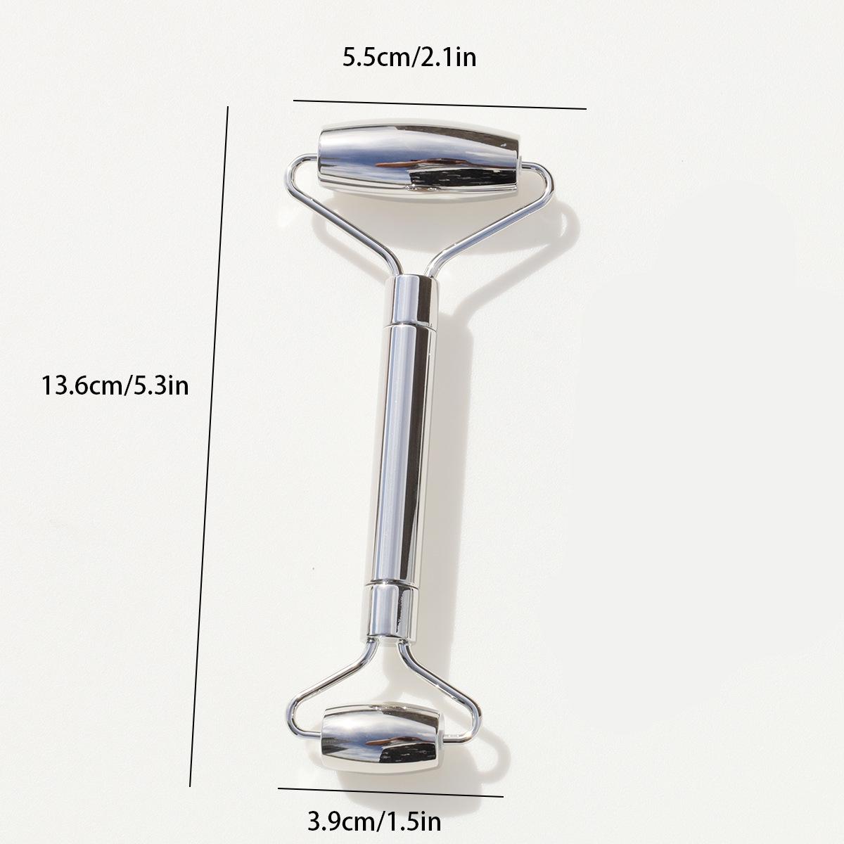 

Ролик для массажа лица из нержавеющей стали и нефритовый бьюти-бар для ухода за кожей вокруг глаз