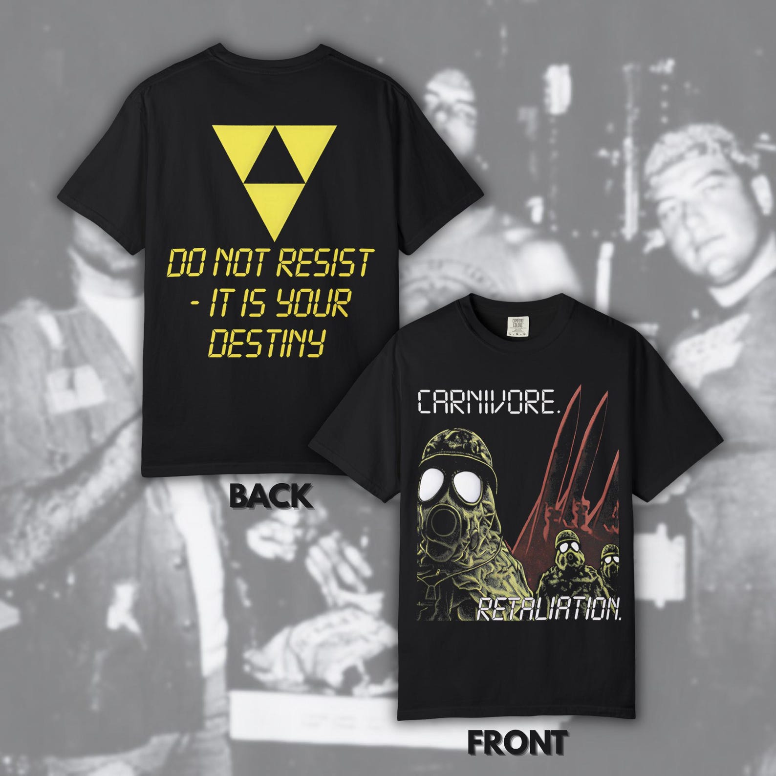 Carnivore - Retaliation 1 | Size- S, M, L, XL, 2-4 XL S