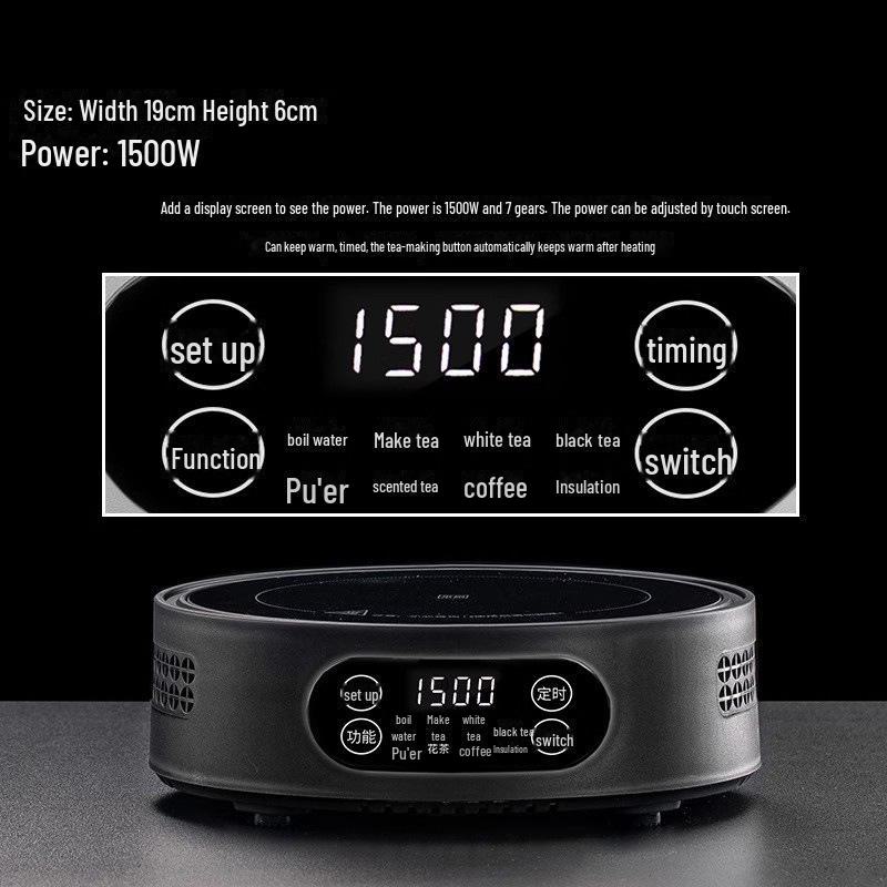 Michu Electric Ceramic Stove Tea Maker: Compact Automatic Water Boiler with Heat Preservation.