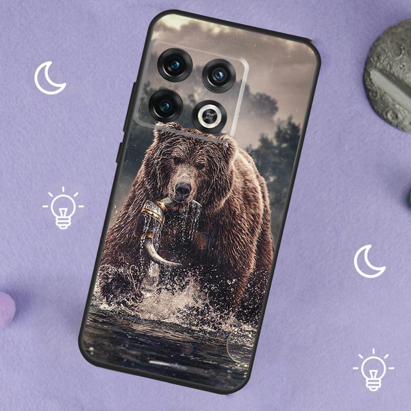 Grizzlybär Hülle für OnePlus 13T 13R 12R 10R 10T 8T 11 12 13 15 Für OnePlus Nord 5 CE 2 3 4 Lite N20 N30