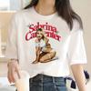 Sabrina Carpenter Album Short NSweet T-Shirt Damen Sommer Y2K Kleidung Reine Baumwolle Harajuku Mode Lässige Streetwear