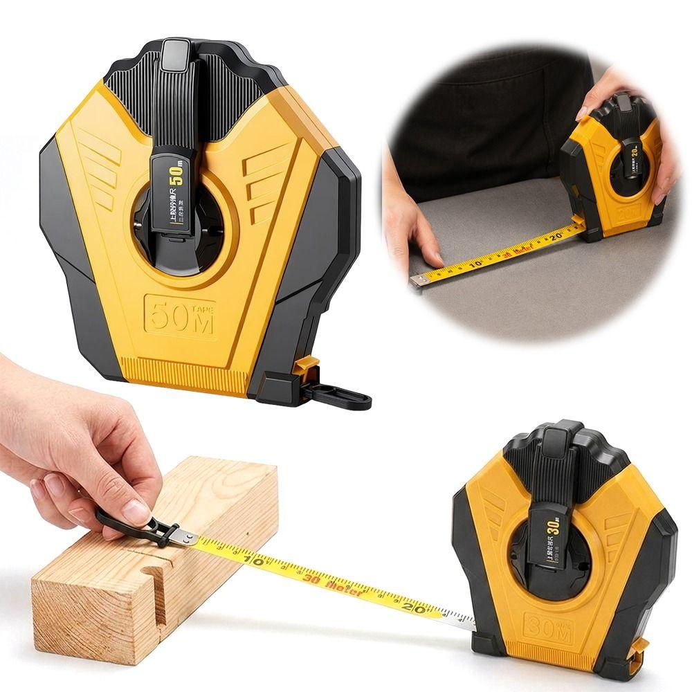 20/30/50M Long Distance Measuring Tape Portable Tape Measure  for Engineer Yard and Field