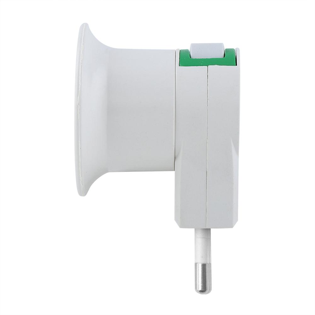 Wall Plug E27 Bulb Lamp Socket Mount Holder Adapter with Control