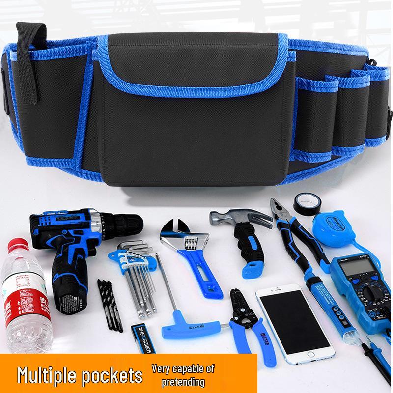 Geantă de talie pentru electrician, geantă pentru scule pentru construcții și renovări