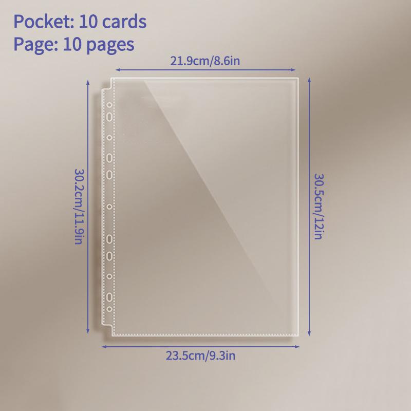 1-9 Grids Binder Photocard Photo Album Kpop Photocard Holder Card Collect Book Binder Kpop Binders Album and Inner Pages