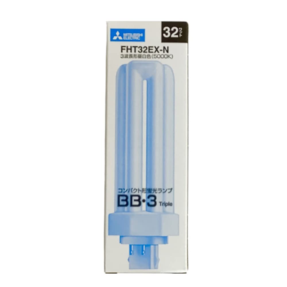 

Mitsubishi Electric Compact Fluorescent Lamp FHT32EX-N, Daylight White, Pack of 1