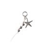 Creative Starfish Heart Keychain Pendant - Unique Couple Bag Charm