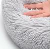 Winter Warm Plush Pet Bed Round Fluffy Dog Cat House Soft Long Plush Kennel for Small Pets