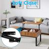 2 PCS Hydraulic Lift Top Coffee Table Frame Hardware - Gas Spring Hinges for Folding Desk Lifting Mechanism