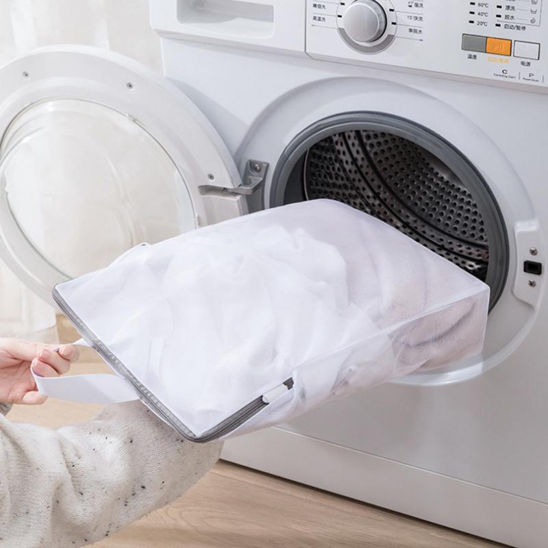 1Pcs 3D Laundry Bag Withdrawable Mesh Bag Washing Machine Filter Mesh Bag Anti Deformation Laundry Bag