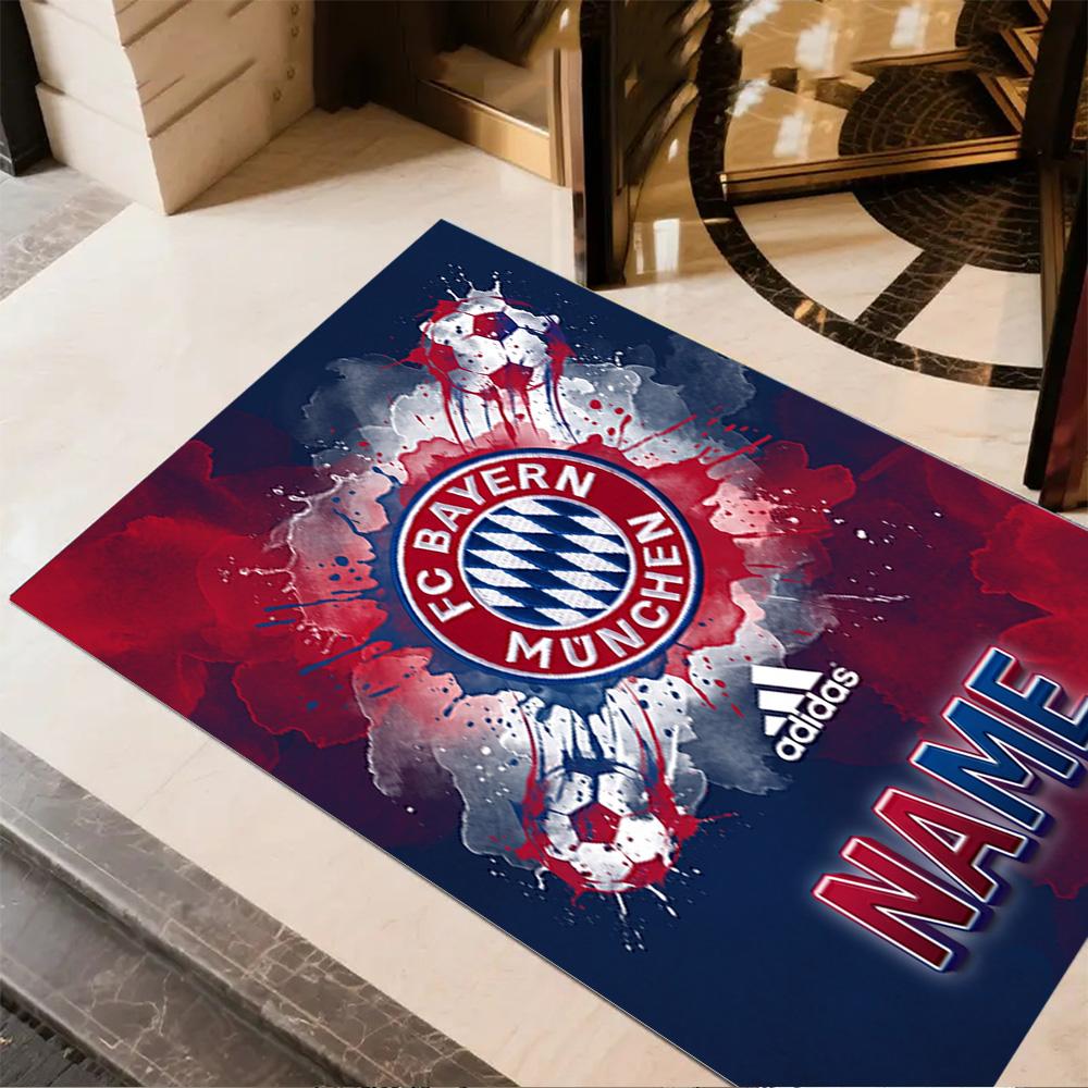Bayern Munich Champions Floor Rug Office Rug Perfect for Entryway Study Room Decorate Room Dining Room Antislip Carpet Office Home Decor