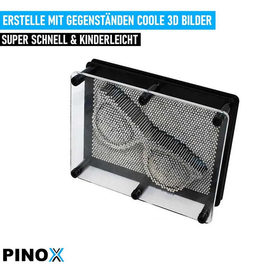 PINOX Pinart 3D Nagelbild Pinpression Nagelbrett Metall Retrospiel Deko