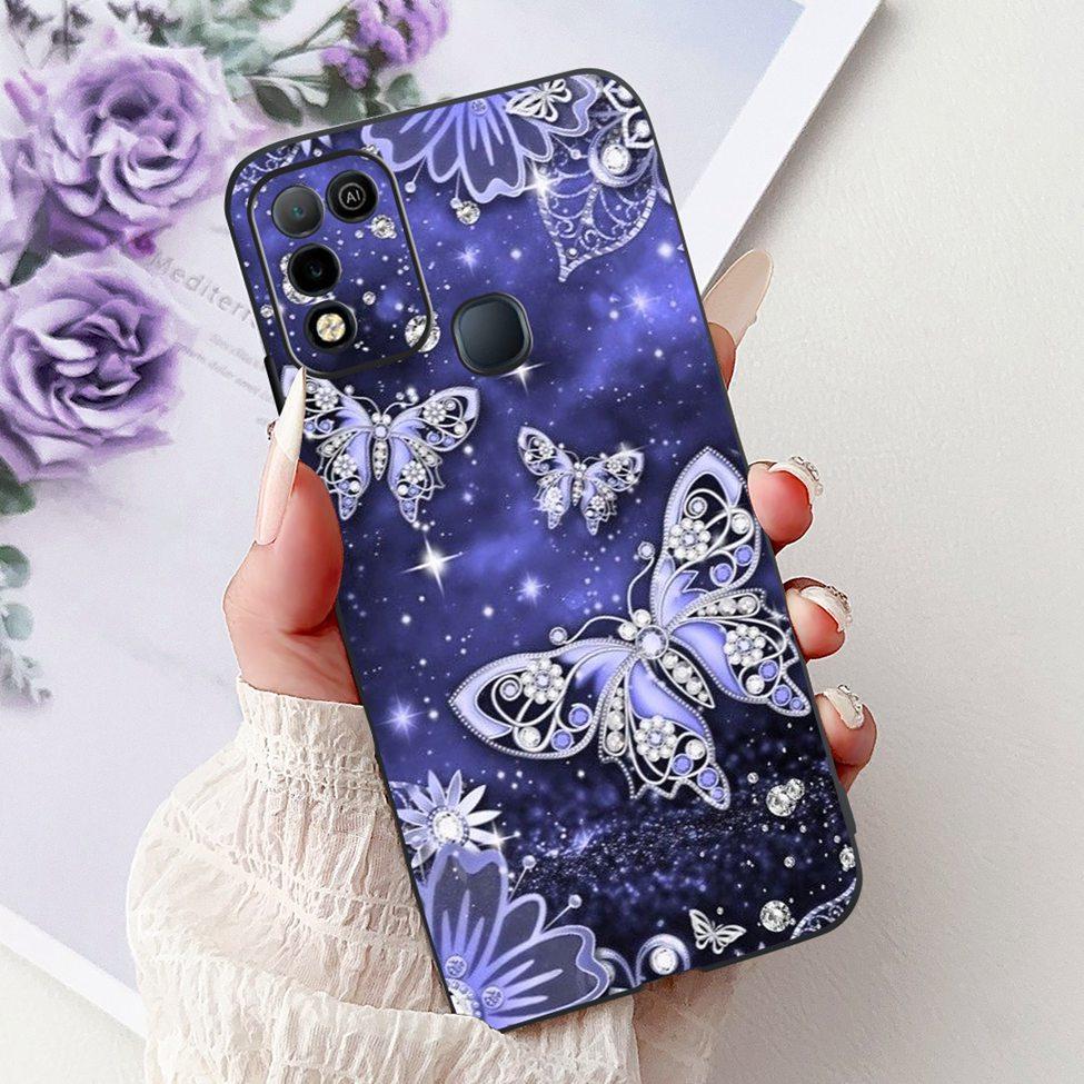 For Infinix Hot 10 X682C 10s X689B 10play X688C Back Cover For Infinix Hot 10 Play Case Shockproof Fashion Cute Cartoon Silicone