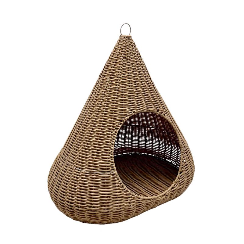 Songhong Washable Cat Ear Semi-Enclosed Pet Bed
